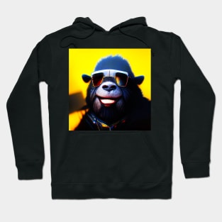 smiling chimp Hoodie